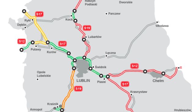 trasa warszawa lublin mapa Lublin coraz bliżej Warszawy. Jest pozwolenie na budowę odcinka 