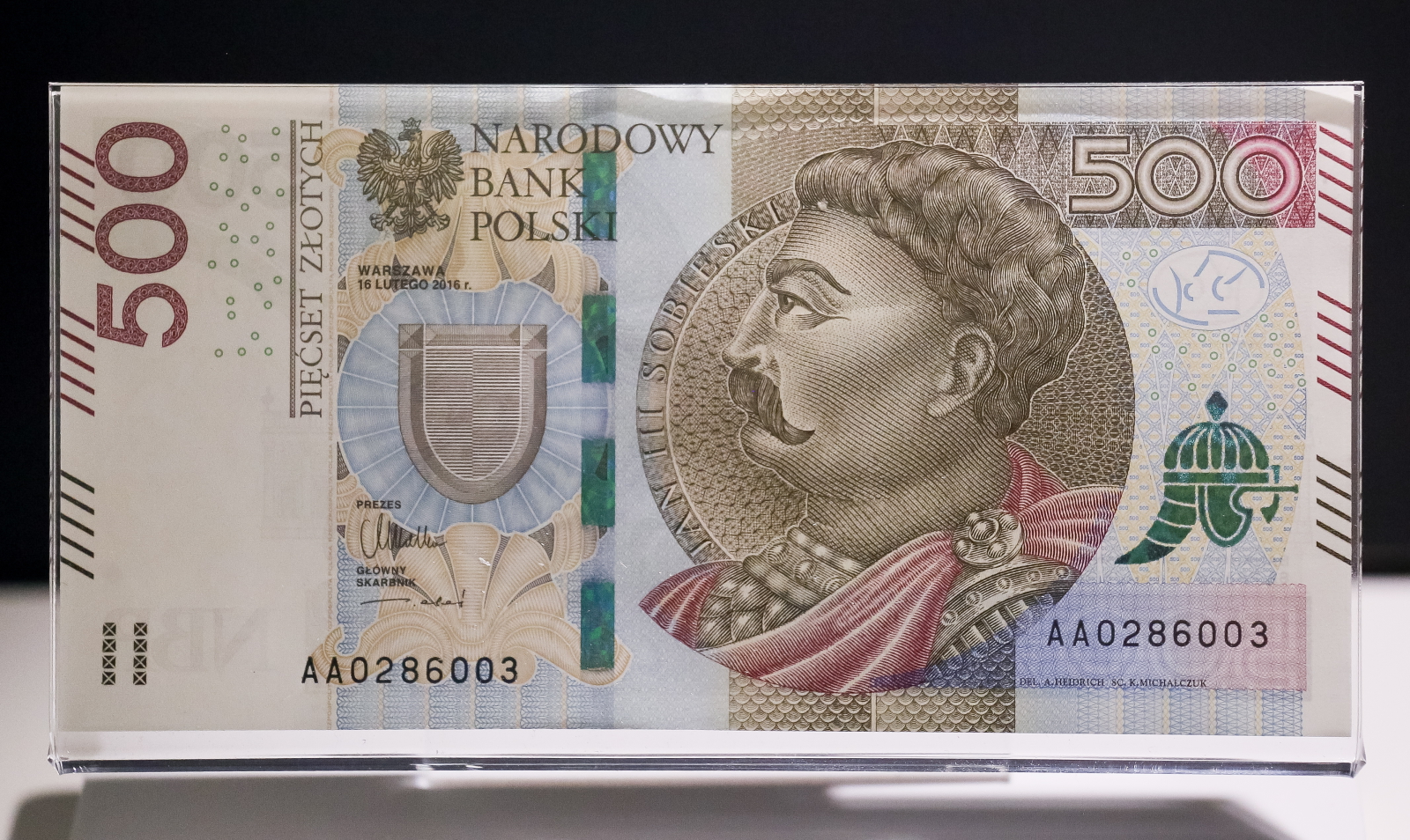 500 zł banknot od kiedy wchodzi do obiegu król Sobieski zdjęcie 2